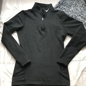 NIKE 1/4 zip up long sleeve top
